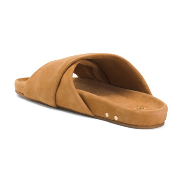 BEEK Suede Kea Sandals in Almond - Picture 2 of 3